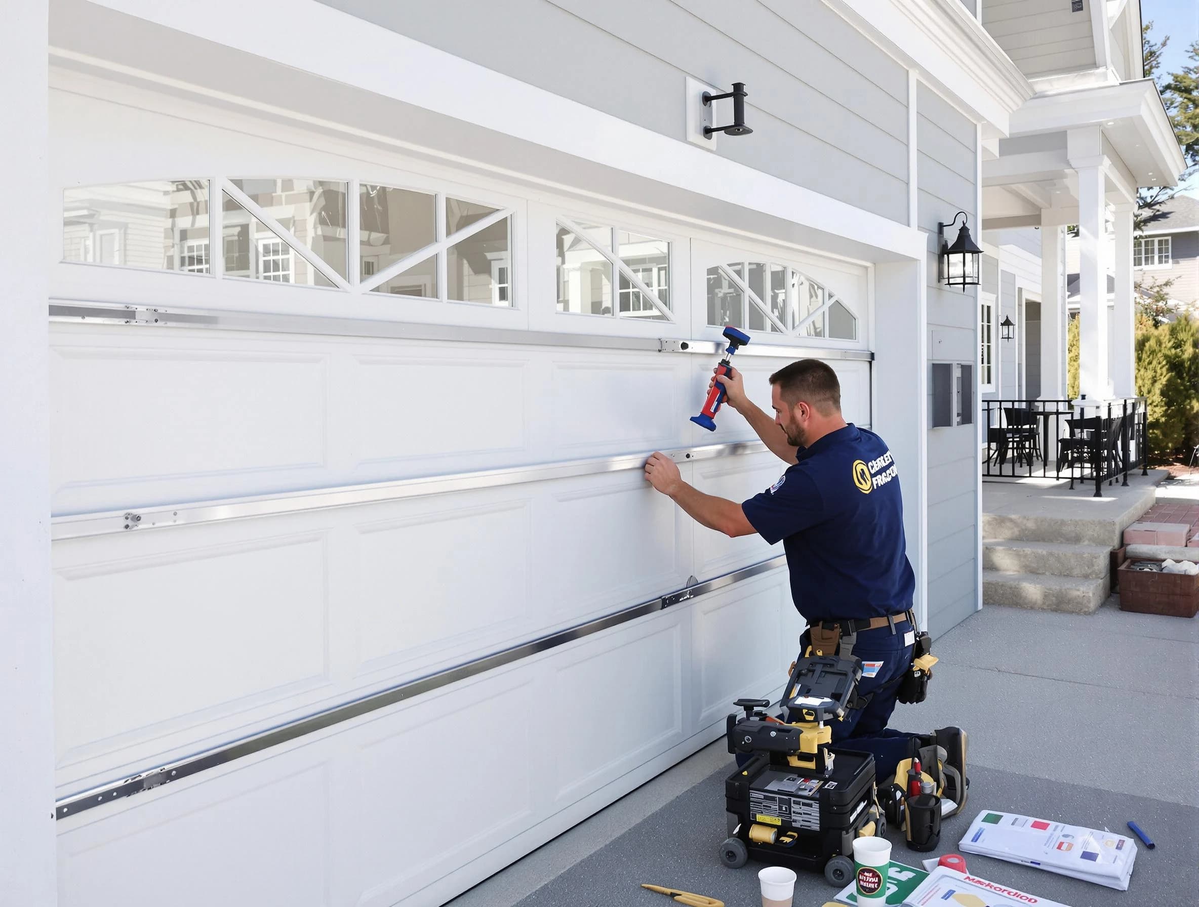 Professional garage door installation by Lawrence Garage Door Repair in Lawrence