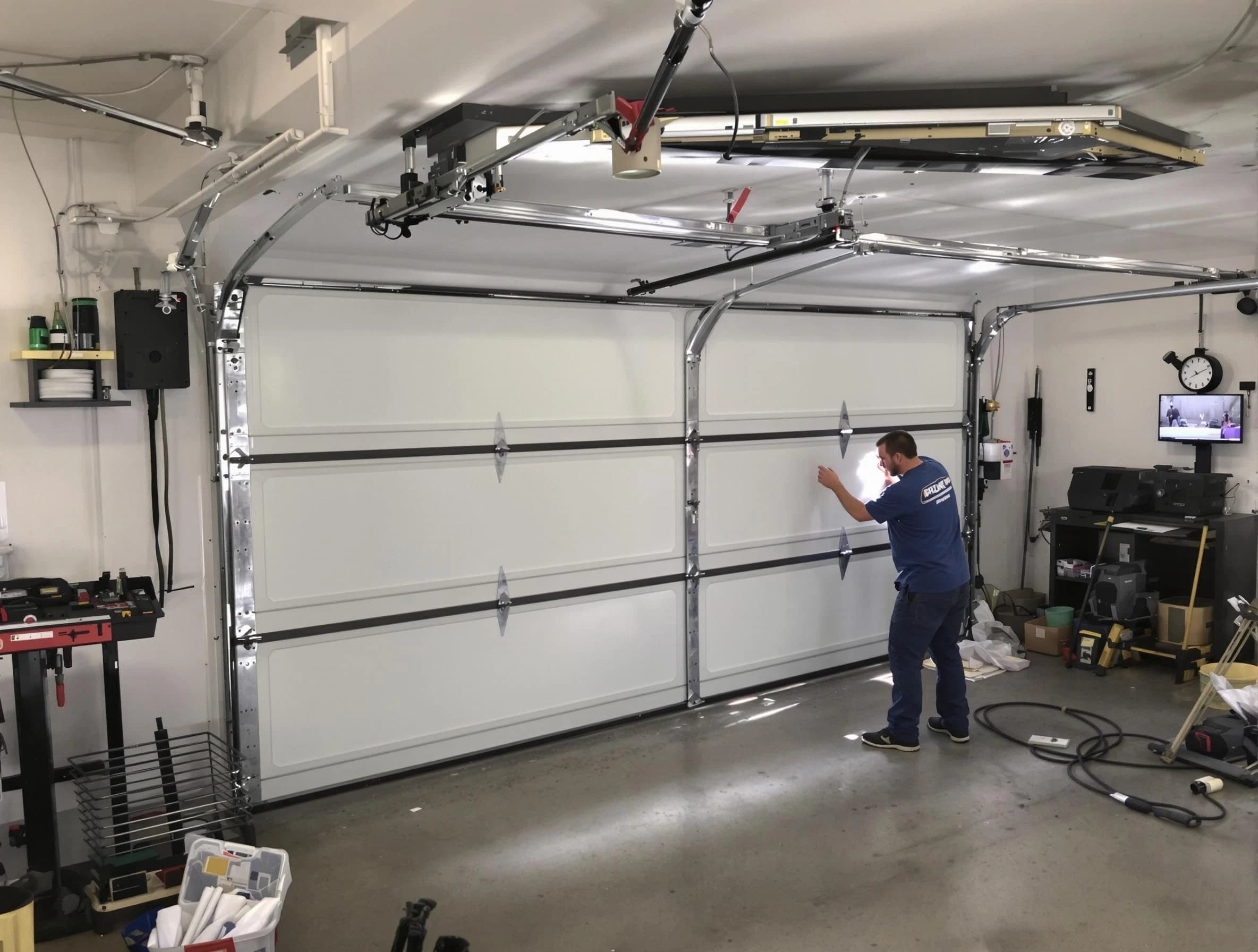 Professional garage door repair service by Lawrence Garage Door Repair in Lawrence