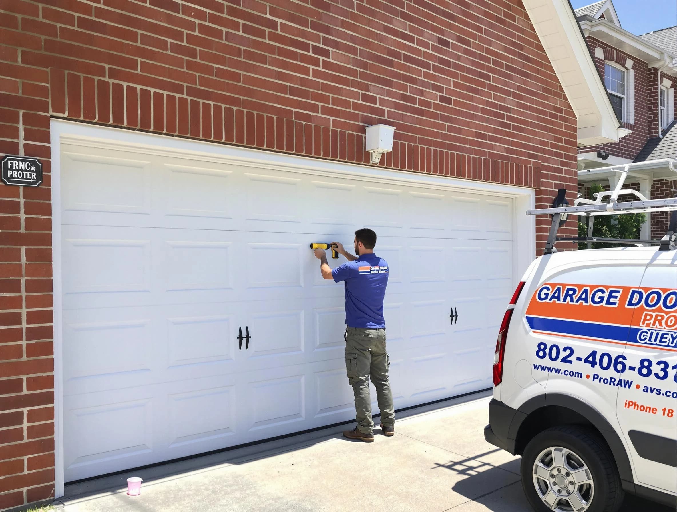 Local garage door repair service by Lawrence Garage Door Repair in Lawrence