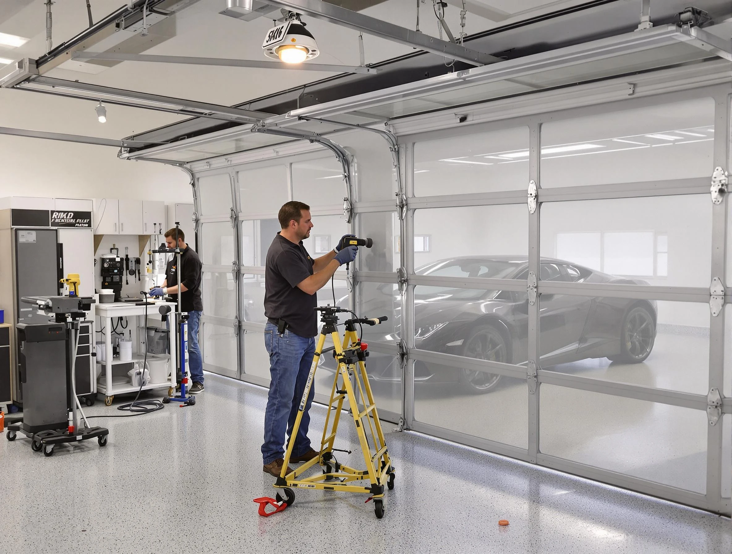 Garage Door Dents Repair in Lawrence