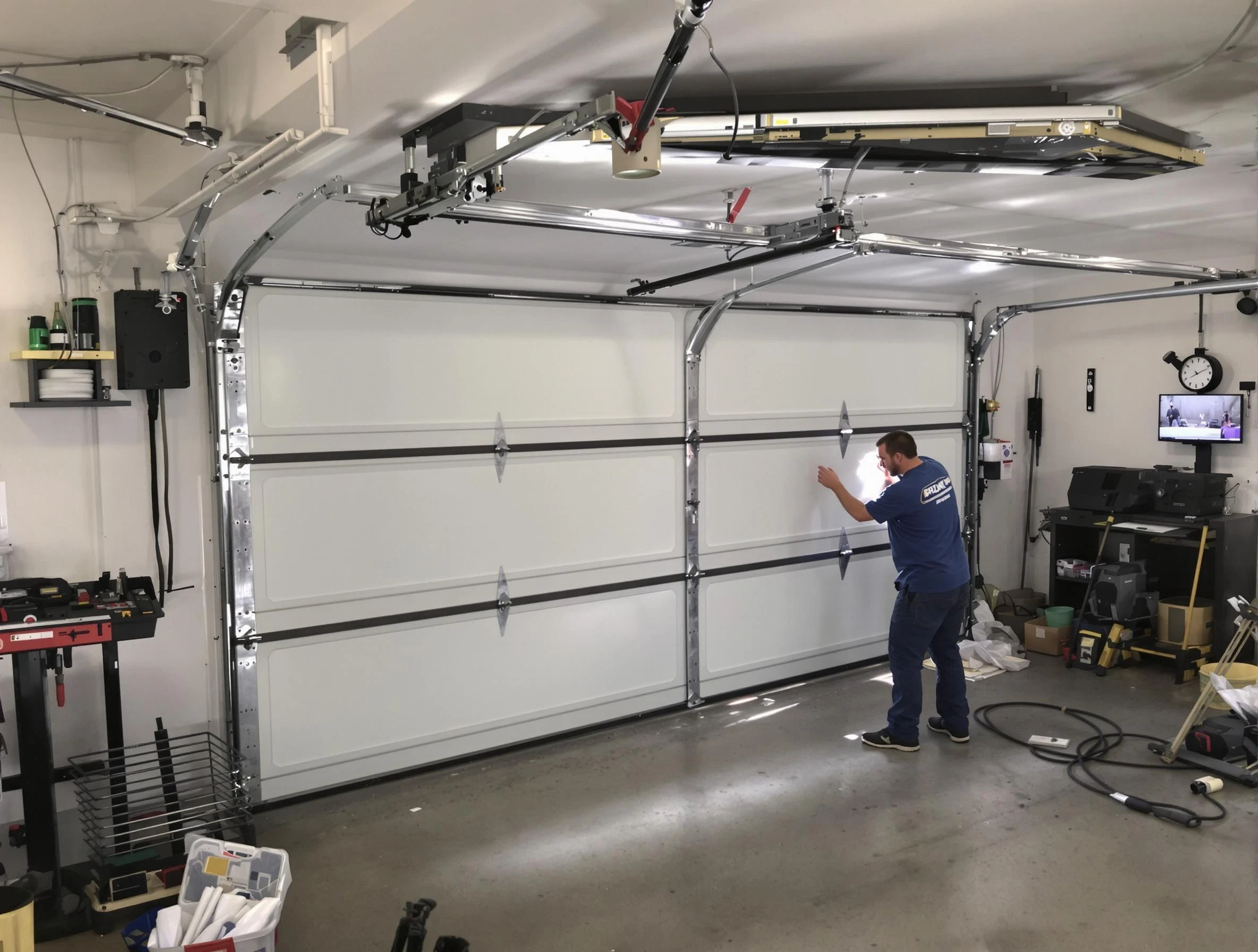Professional garage door repair service by Lawrence Garage Door Repair in Lawrence