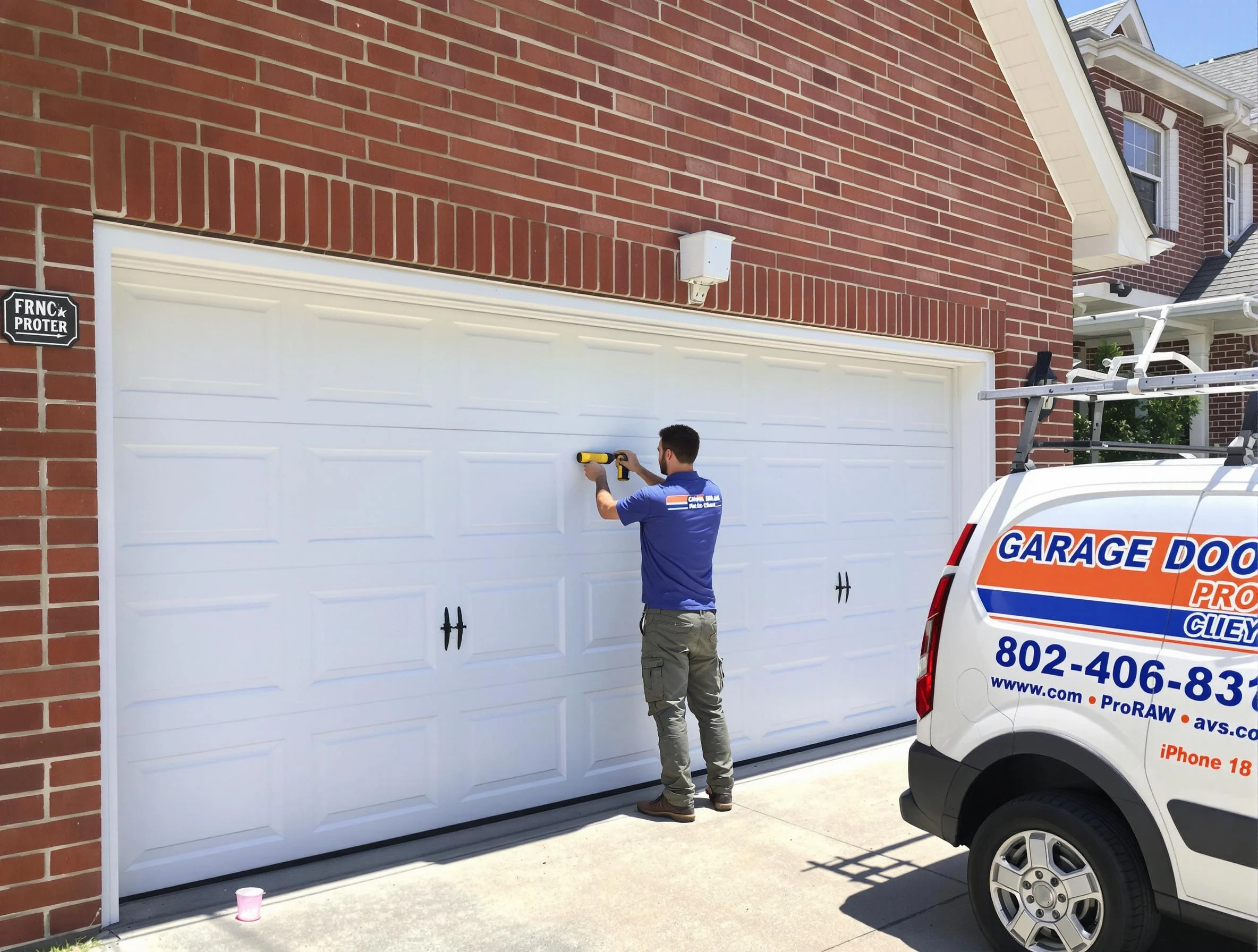 Local garage door repair service by Lawrence Garage Door Repair in Lawrence